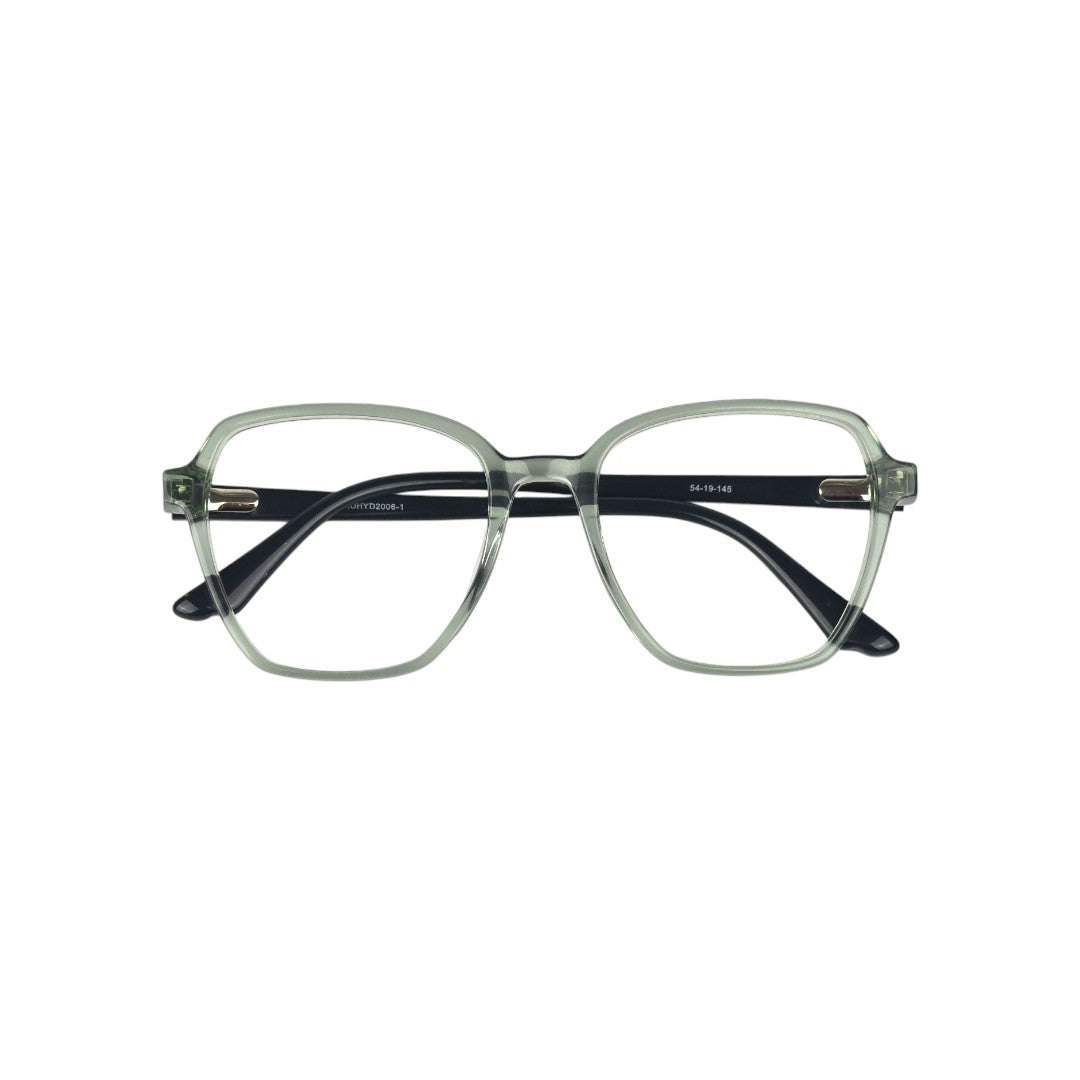 Patagonia marco óptico acetato Rojo Verde filtro luz azul - Buhu Eyewear