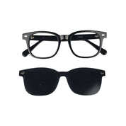 Pica Clip marco óptico acetato Negro clip-on sol - Buhu Eyewear