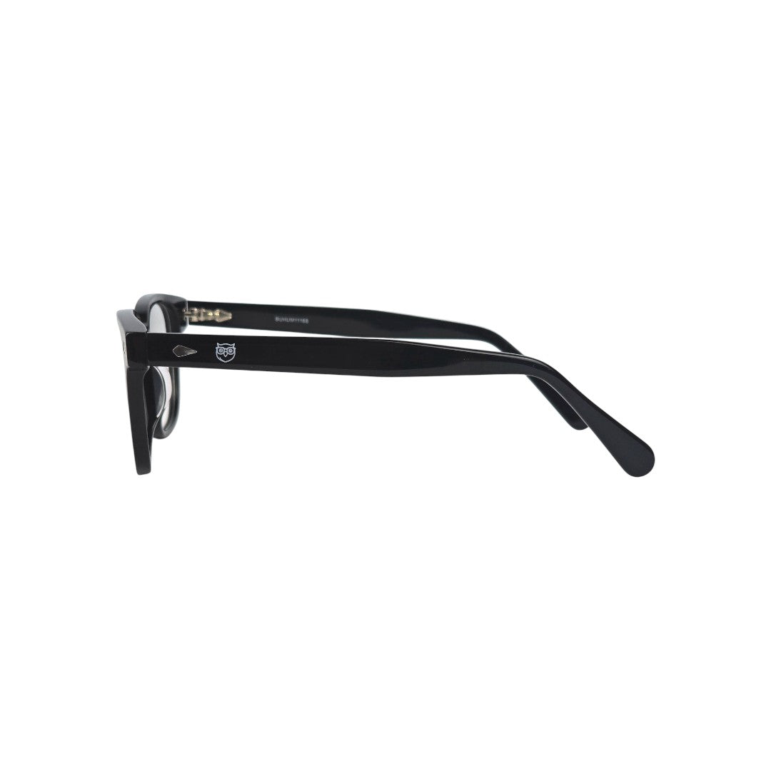 Pica Clip marco óptico acetato Negro clip-on sol - Buhu Eyewear - vista frontal