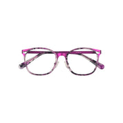 Puerto Varas marco óptico acetato Rosa filtro luz azul - Buhu Eyewear - vista frontal