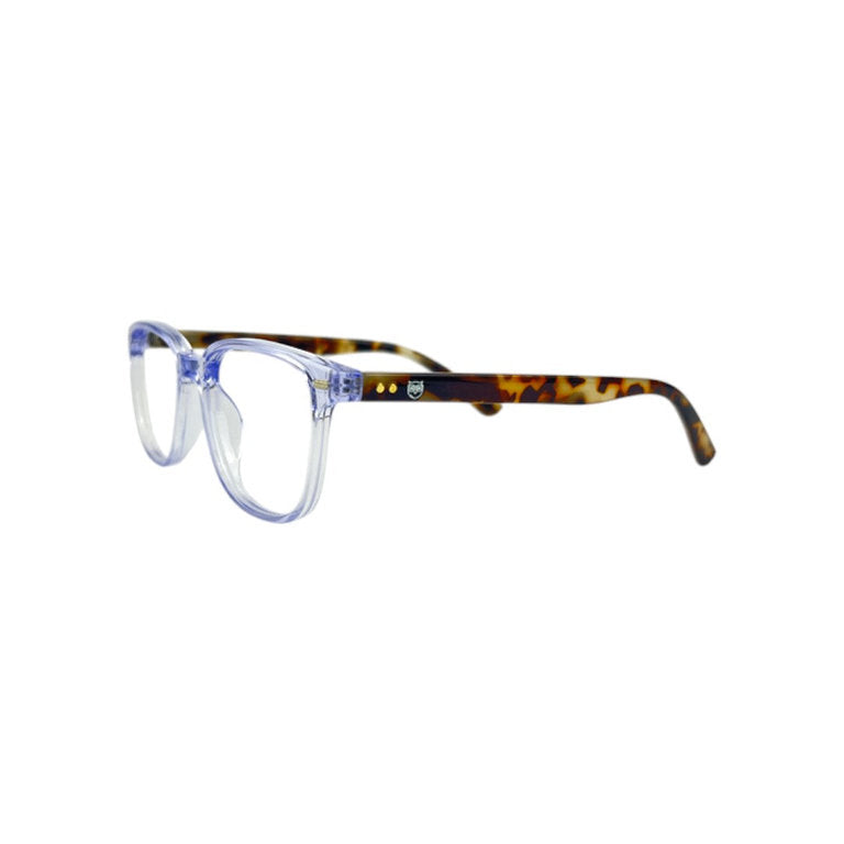 Quetzal lentes de lectura filtro luz azul Azul - Buhu Eyewear - vista lateral