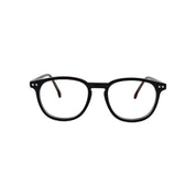 Quintay marco óptico acetato redondo Gris filtro luz azul - Buhu Eyewear - detalle montura