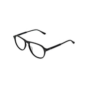 Quinteros marco óptico acetato aviador Negro filtro luz azul - Buhu Eyewear