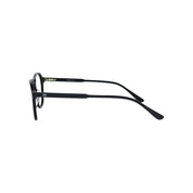 Quinteros marco óptico acetato aviador Negro filtro luz azul - Buhu Eyewear - detalle montura