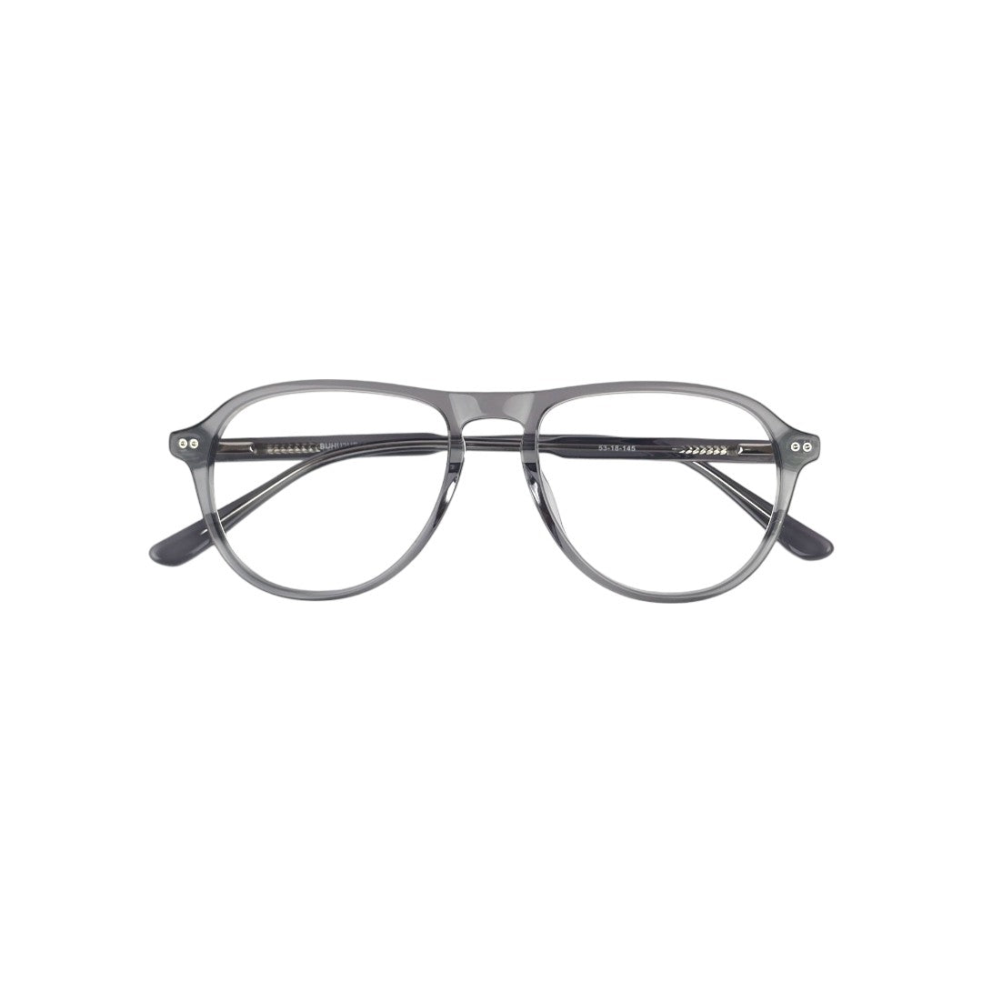 Quinteros marco óptico acetato aviador Transparente filtro luz azul - Buhu Eyewear