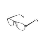 Quinteros marco óptico acetato aviador Transparente filtro luz azul - Buhu Eyewear - vista lateral