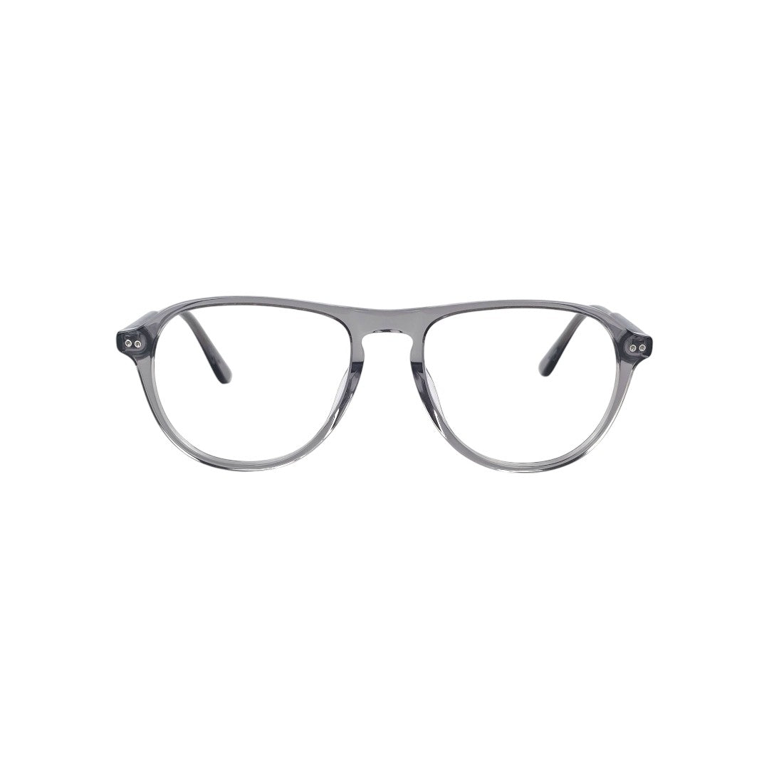Quinteros marco óptico acetato aviador Transparente filtro luz azul - Buhu Eyewear - vista frontal