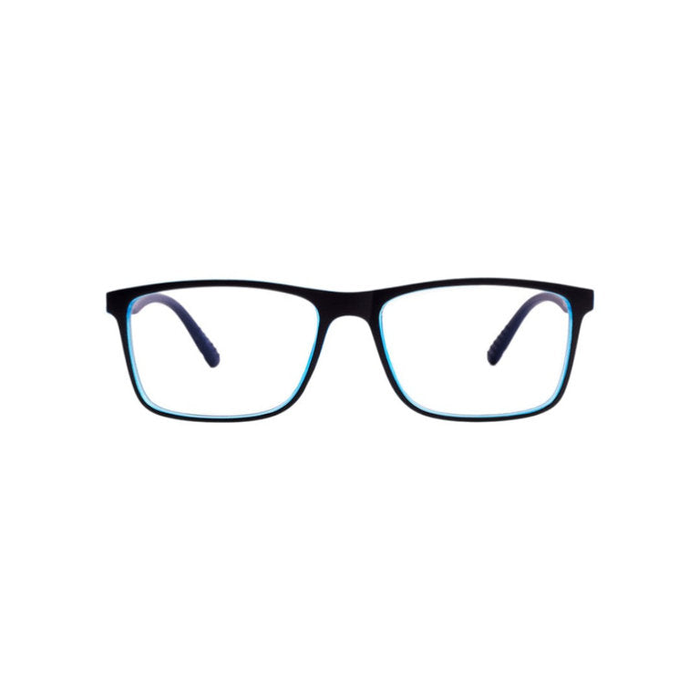 Reiner lentes de lectura filtro luz azul Azul - Buhu Eyewear - vista lateral