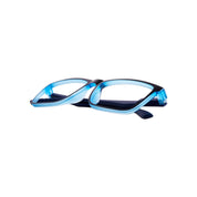 Reiner lentes de lectura filtro luz azul Azul - Buhu Eyewear - en uso diario