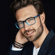 Reiner lentes de lectura filtro luz azul Azul - Buhu Eyewear