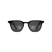 Samba lentes de sol UV400 polarizados Negro Transparente cristal Gris - Buhu Eyewear - vista lateral