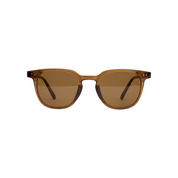 Samba lentes de sol UV400 polarizados Olivo cristal Café - Buhu Eyewear - vista frontal