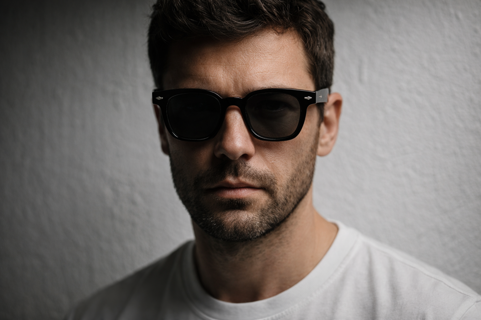 Toti lentes de sol UV400 polarizados Negro cristal Gris - Buhu Eyewear - en uso diario