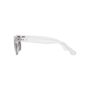 Toti lentes de sol UV400 polarizados Transparente cristal Gris - Buhu Eyewear - vista lateral