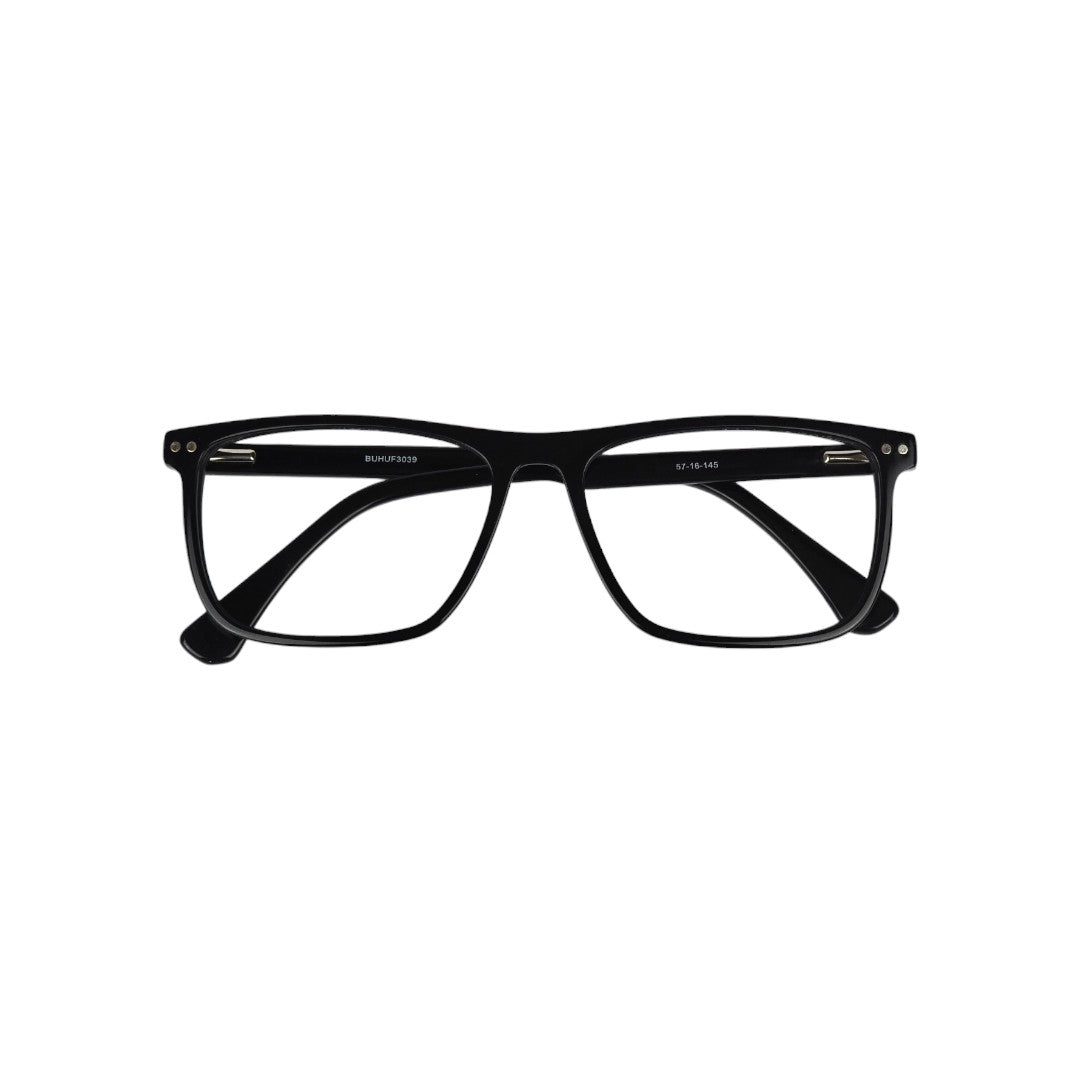 Tongoy Clip marco óptico acetato Negro clip-on sol - Buhu Eyewear - vista lateral