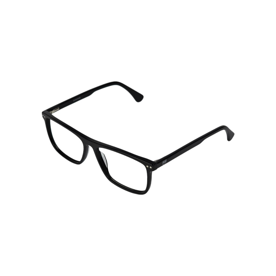 Tongoy Clip marco óptico acetato Negro clip-on sol - Buhu Eyewear - detalle montura