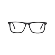 Tongoy Clip marco óptico acetato Negro clip-on sol - Buhu Eyewear - vista frontal