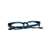 Toti lentes de lectura filtro luz azul Azul - Buhu Eyewear - en uso diario