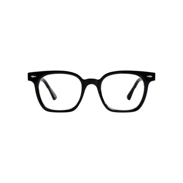 Toti lentes de lectura filtro luz azul Negro - Buhu Eyewear - en uso diario