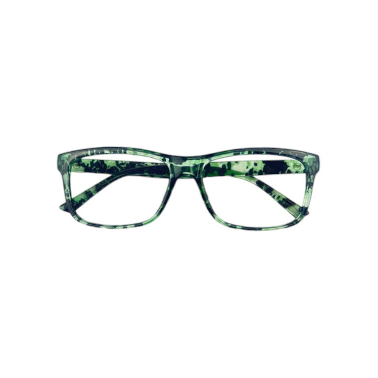 Tucan lentes de lectura filtro luz azul Verde - Buhu Eyewear - vista frontal