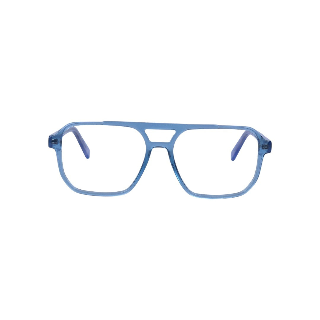Urban marco óptico acetato Azul filtro luz azul - Buhu Eyewear