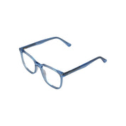 Vicuña Clip marco óptico acetato Azul clip-on sol - Buhu Eyewear - vista frontal