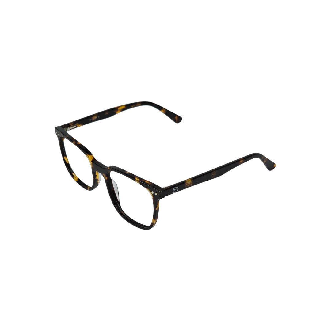 Vicuña Clip marco óptico acetato Carey clip-on sol - Buhu Eyewear - vista frontal