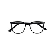 Vicuña Clip marco óptico acetato Negro clip-on sol - Buhu Eyewear - vista frontal