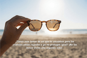 Cambio de cristales lentes de sol rayados - Buhu Eyewear