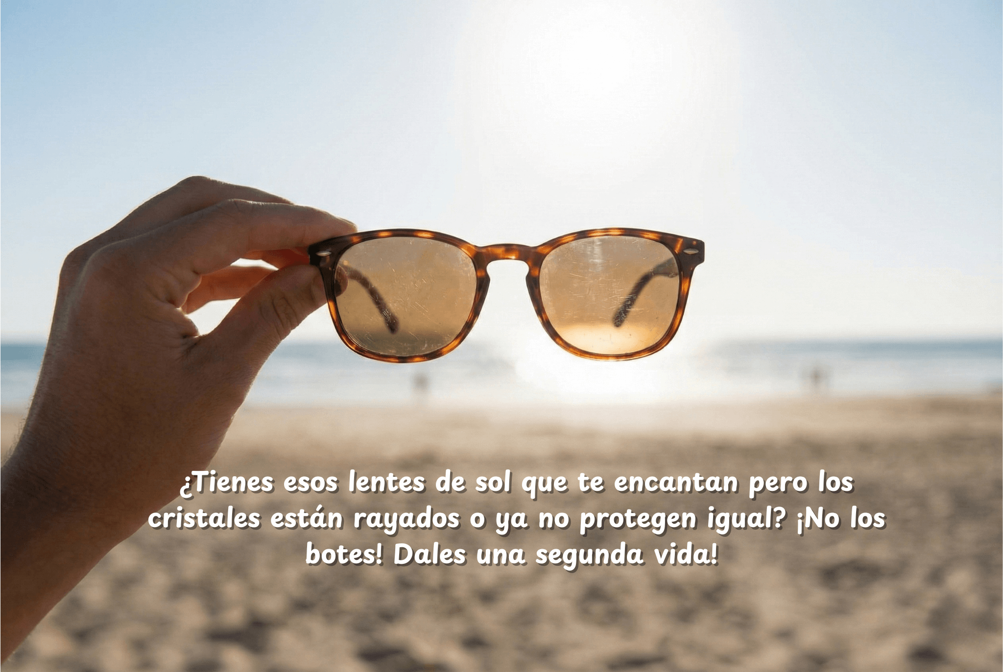 Cambio de cristales lentes de sol rayados - Buhu Eyewear
